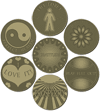 The Mental Diet Coins are designed to help you focus throughout the day on a message, idea, or principle that will make your life significantly better. Very low tech, but also very effective!